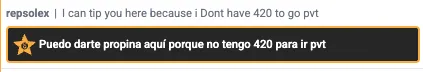 Detalle de mensaje con texto original y traducción